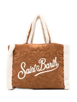 MC2 Saint Barth: Коричневая сумка-шоппер 