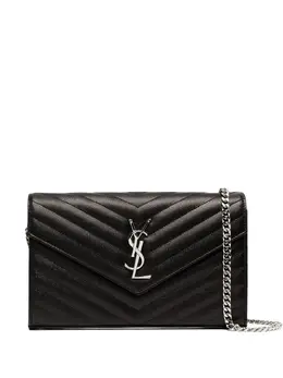 Saint Laurent: Чёрная сумка 