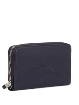 Longchamp: Синий кошелёк 