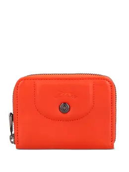 Longchamp: Оранжевый кошелёк 