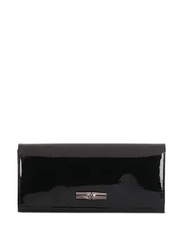 Longchamp: Чёрный кошелёк 