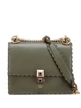 Fendi Pre-Owned: Зелёная сумка через плечо 