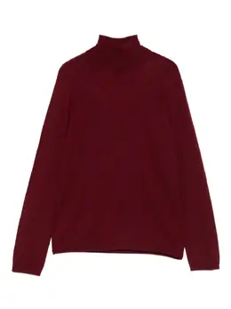 Max Mara: Бордовый свитер 