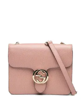 Gucci Pre-Owned: Розовая сумка через плечо 