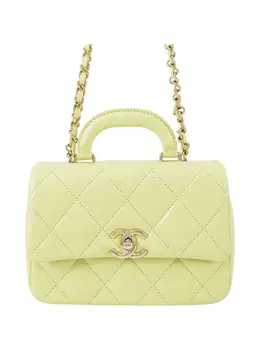 CHANEL Pre-Owned: Блестящая сумка 