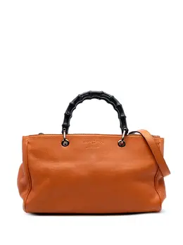 Gucci Pre-Owned: Оранжевая сумка-шоппер 