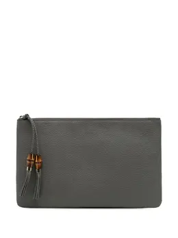 Gucci Pre-Owned: Серый клатч 