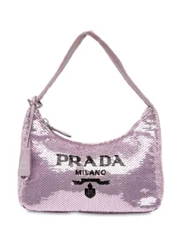 Prada Pre-Owned: Фиолетовая сумка 