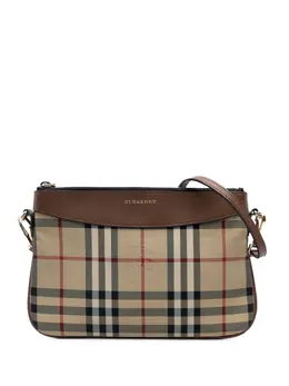 Burberry Pre-Owned: Коричневая сумка через плечо 