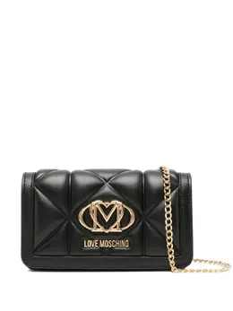 Love Moschino: Чёрный клатч 