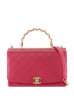 CHANEL Pre-Owned: Розовая сумка 