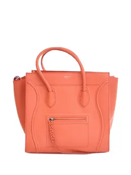 Celine Pre-Owned: Оранжевая сумка-шоппер 