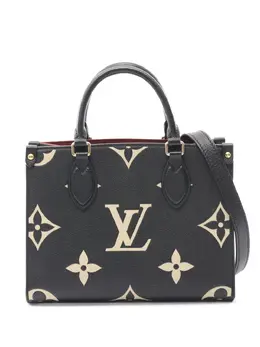 Louis Vuitton Pre-Owned: Двухцветная сумка 