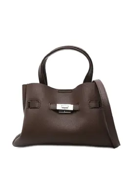 DKNY: Коричневая сумка-шоппер 
