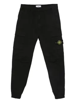 Stone Island: Чёрные брюки  Compass