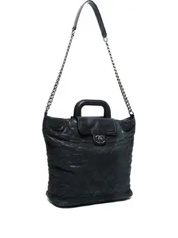 CHANEL Pre-Owned: Чёрная сумка 