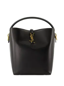 Saint Laurent: Чёрная сумка-шоппер 