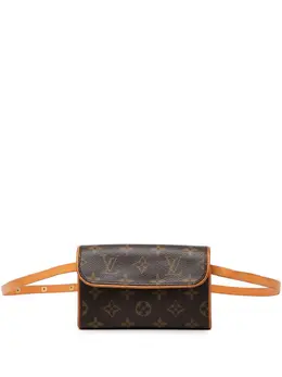 Louis Vuitton Pre-Owned: Коричневая поясная сумка 