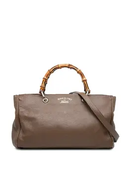 Gucci Pre-Owned: Коричневая сумка-шоппер 