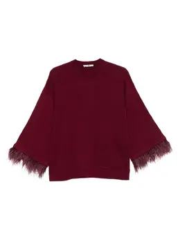 TWINSET: Красный свитер 