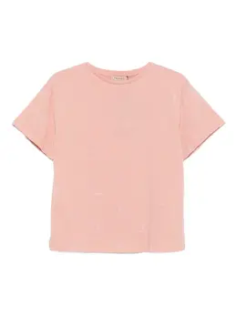 TWINSET: Розовая футболка 