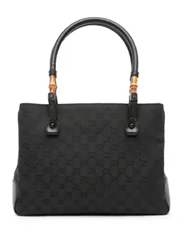 Gucci Pre-Owned: Чёрная сумка-шоппер 