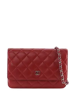 CHANEL Pre-Owned: Красный кошелёк 