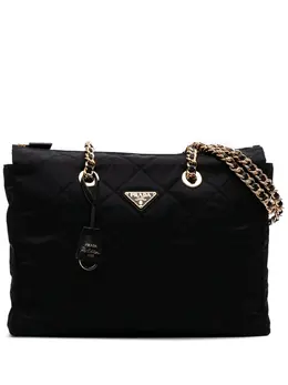 Prada Pre-Owned: Чёрная сумка-шоппер 
