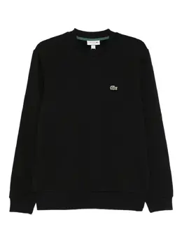 Lacoste: Чёрный свитшот 