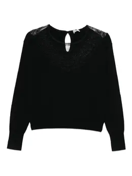 TWINSET: Кружевное топ 
