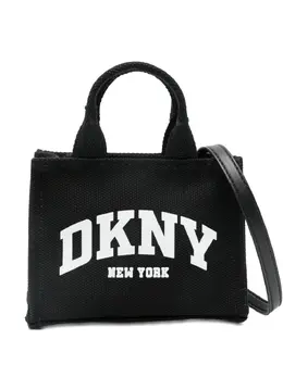 DKNY: Чёрная сумка-шоппер 