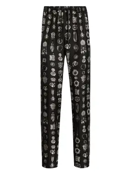 Dolce & Gabbana: Брюки с принтом 