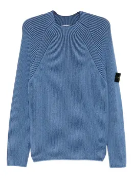 Stone Island: Голубой свитер 