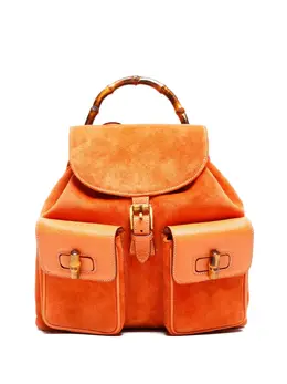 Gucci Pre-Owned: Оранжевый рюкзак 