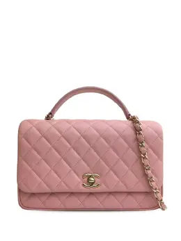CHANEL Pre-Owned: Розовая сумка 