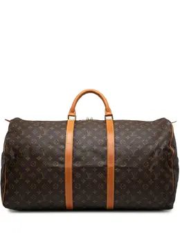 Louis Vuitton Pre-Owned: Коричневая дорожная сумка 