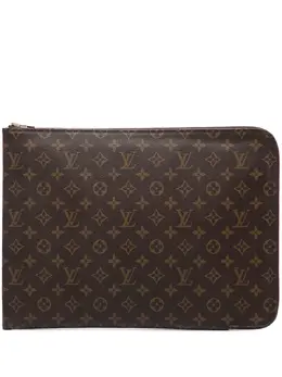 Louis Vuitton Pre-Owned: Коричневая сумка 