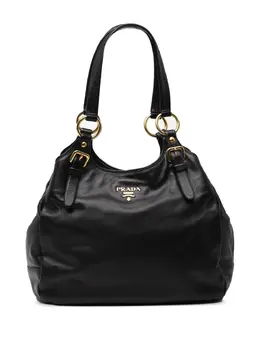 Prada Pre-Owned: Чёрная сумка-шоппер 