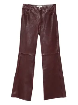 Chloé: Кожаные брюки 
