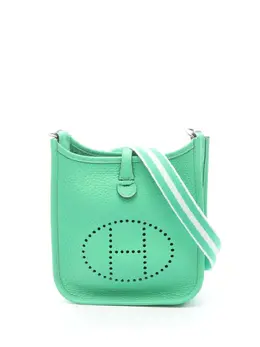 Hermès Pre-Owned: Зелёная сумка через плечо 