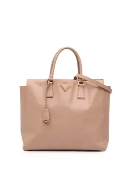 Prada Pre-Owned: Коричневая сумка-шоппер 