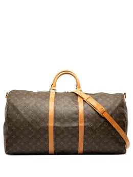 Louis Vuitton Pre-Owned: Коричневая дорожная сумка 
