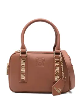 Love Moschino: Коричневая сумка-шоппер 