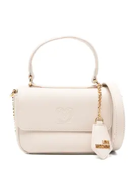 Love Moschino: Бежевая сумка-шоппер 
