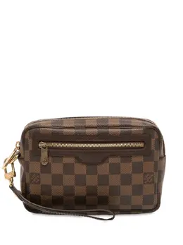 Louis Vuitton Pre-Owned: Коричневый клатч 