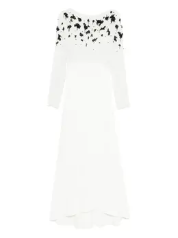 Alberta Ferretti: Платье с длинным рукавом 