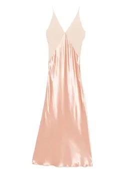Alberta Ferretti: Платье с v-образным вырезом 