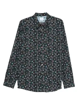 Paul Smith: Рубашка с растительным принтом 