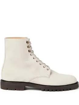 Brunello Cucinelli: Белые ботинки 