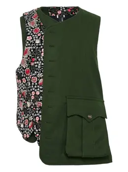 Comme des Garçons Homme Plus: Жилет с растительным принтом 